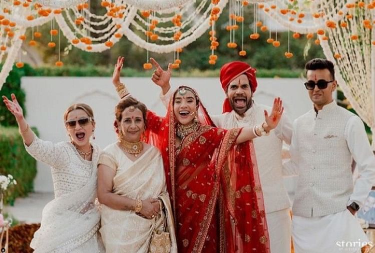 सोशल मीडिया: राजकुमार राव ने शेयर किया शादी का वीडियो, पत्नी पत्रलेखा से सिंदूर लगवाते आए नजर - Entertainment News: Amar Ujala