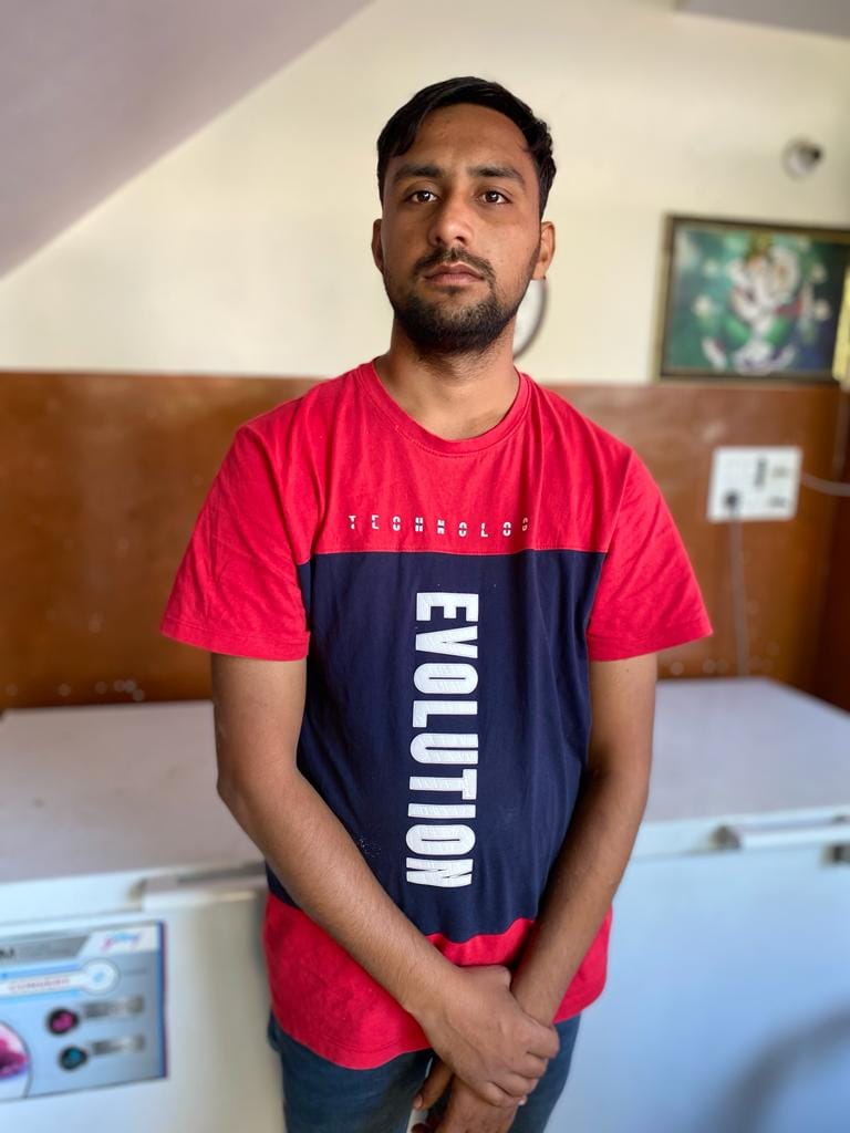 मृतक मनदीप की फाइल फोटो