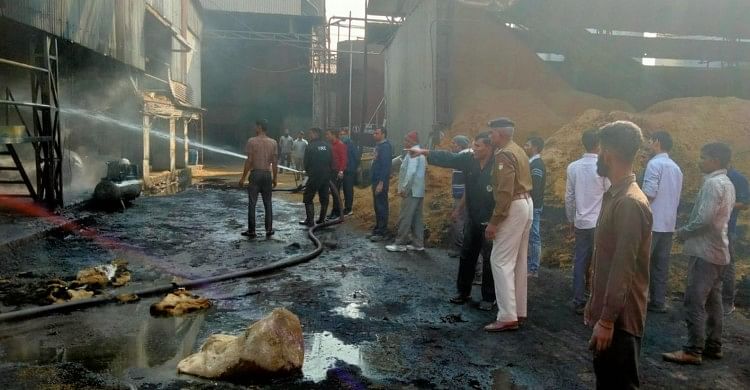 Kebakaran Di Pabrik Rudrapur
