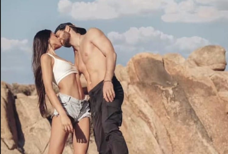 मंगेतर के साथ अलाना