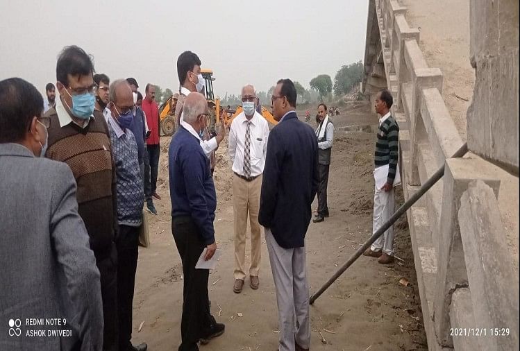 L’équipe de Setu Construction Corporation est arrivée pour enquêter sur l’effondrement du pont Kolaghat à Shahjahanpur