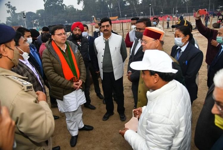 Visite du PM Narendra Modi Dehradun : le cm Pushkar Singh Dhami et l’élection en charge visiteront le terrain de parade