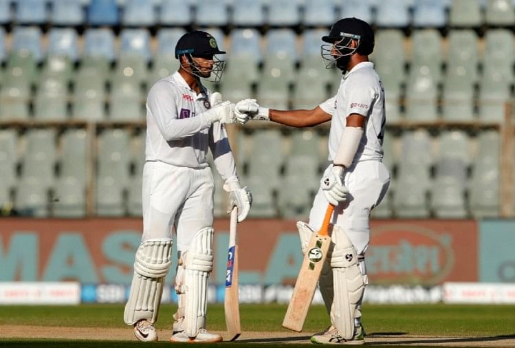 india vs new Zealand live cricket score ind vs nz 2nd test day 2 mumbai match updates in hindi