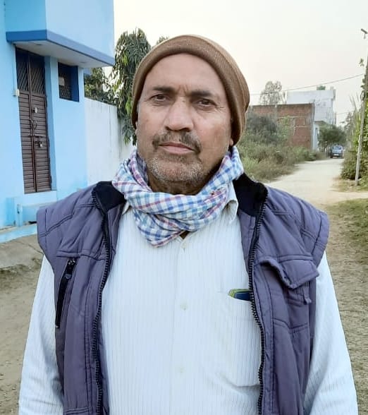 बिजनौर में शांतिनगर कालोनी के विजय त्यागी।