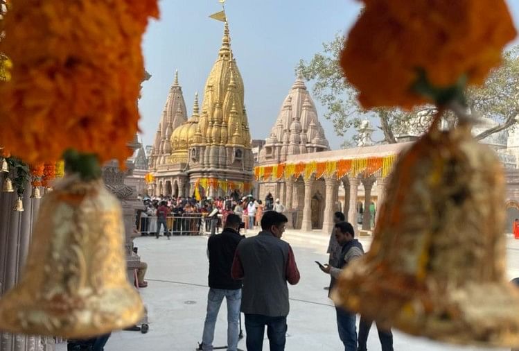 Inauguration de Kashi Vishwanath Dham pour la première fois en sept décennies. Modi a posé la première pierre en 2019 et inauguré le 13 décembre