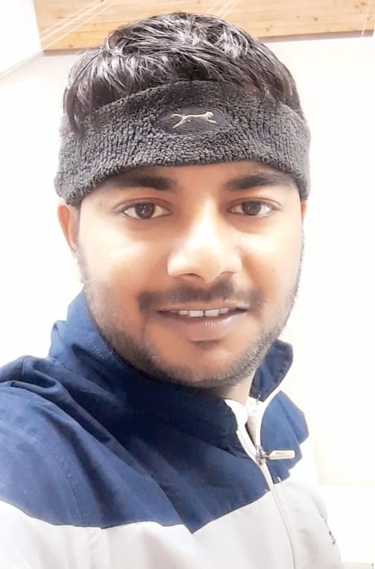 खिलाड़ी उज्ज्वल आर्य। खिलाड़ी उज्ज्वल आर्य।