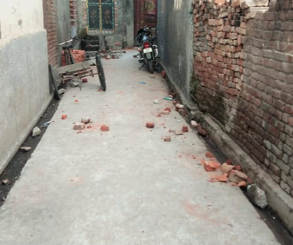 मोहल्ला मुलतानियान में हुआ पथराव