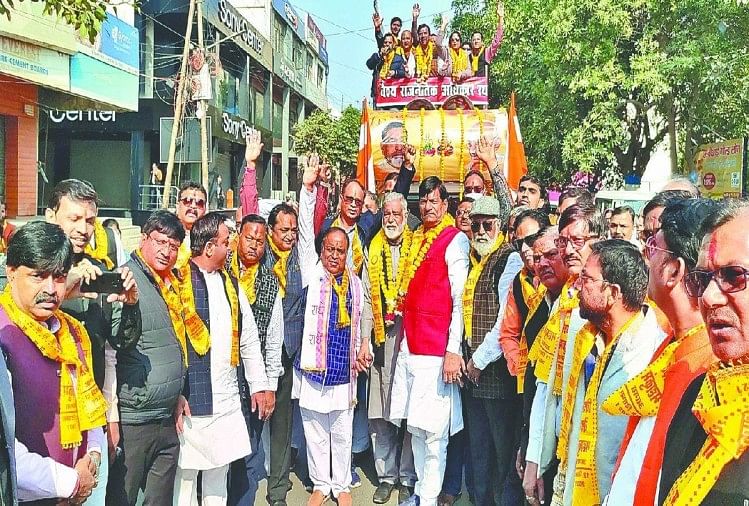 Up Elections 2022: Akhil Bhartiya Vaish Ekta Parishad Rath Yatra à Agra pour se battre dans Up Elections 2022 a déclaré Sumant Gupta Nous avons