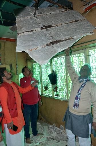 Aligarh : le mur du temple de Ganesh s’est effondré à Achaltal, tumulte
