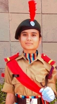 एनसीसी कैडेट्स ज्योति बिष्ट। एनसीसी कैडेट्स ज्योति बिष्ट।