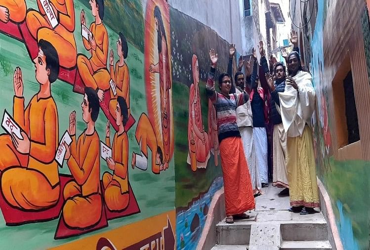 स्मार्ट सिटी प्रोजेक्ट के तहत गलियों में हुए काम