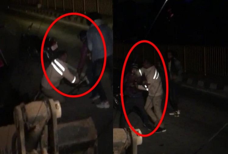 Penjahat Menjarah Senapan Insas Dari Seorang Polisi Polisi Di Bijnor