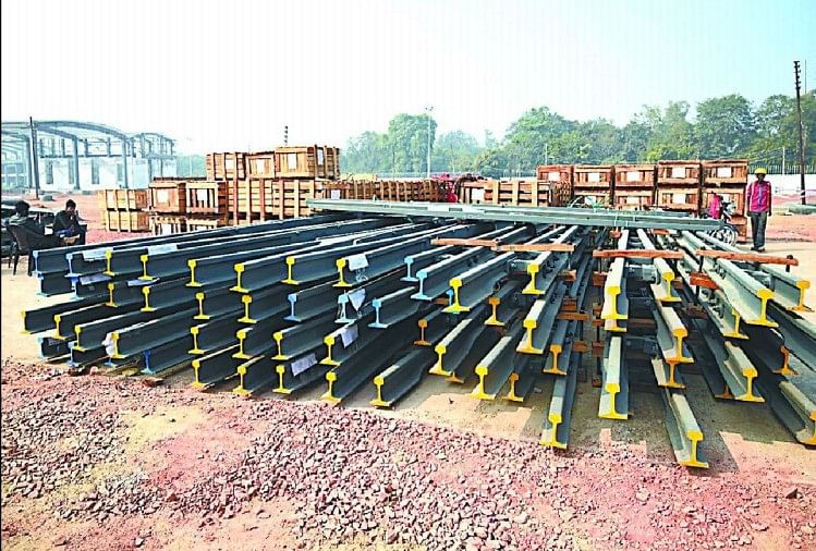 Projet de travail du métro d’Agra La voie tracée pour le dépôt