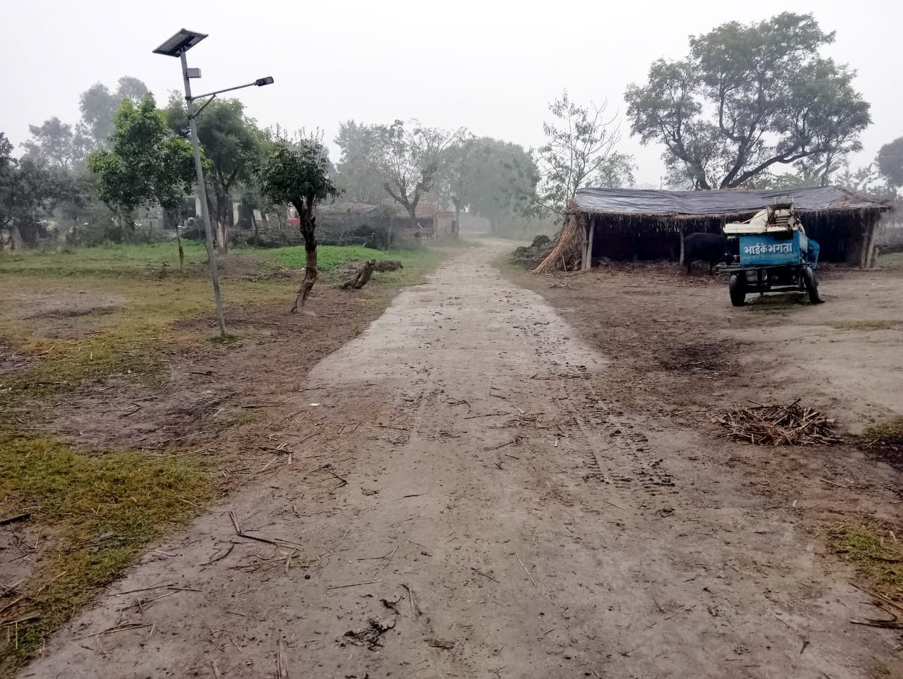 मंडावर क्षेत्र के गांव हिम्मतपुर बेला के रास्ते। मंडावर क्षेत्र के गांव हिम्मतपुर बेला के रास्ते।