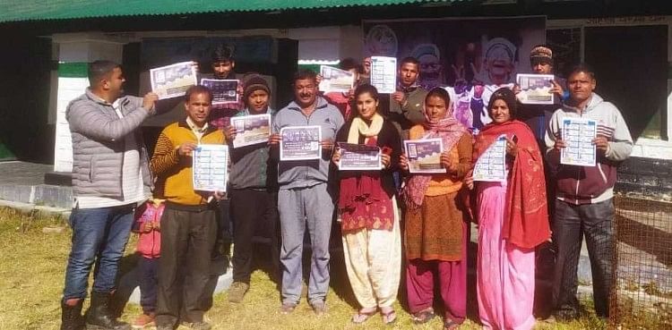 Sensibilisation au vote – L’équipe de balayage sensibilise les électeurs à Simgadi