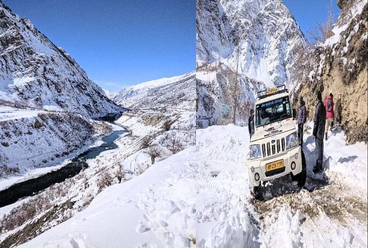 Troubles due to snowfall in Lahaul.