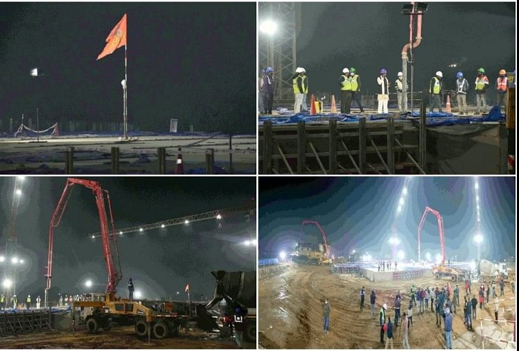 Ayodhya Ram Mandir Construction Ram Lalla aura le Darshan en montant 32 marches, Sanctum mesurera 10,50 mètres de long – Voir les photos – Ram Mandir Construction