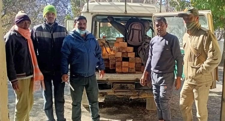 Timber Seazed In Chandak Pithauragarh – Departemen Kehutanan menangkap kayu pinus senilai 80 ribu