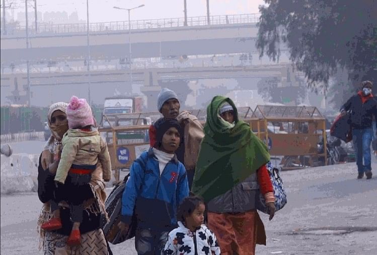 Pluie probable à Delhi Ncr les 21 et 22 janvier Alerte jaune émise pour lundi