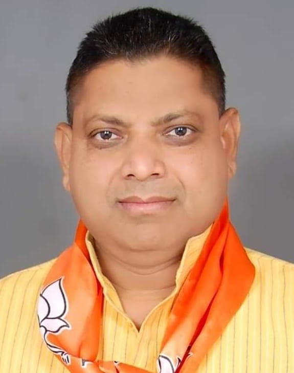 नहटौर विधान सभा से भाजपा प्रत्याशी ओम कुमार।