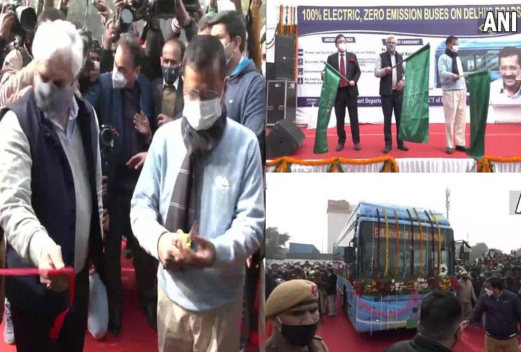 Delhi CM Arvind Kejriwal signale le bus électrique alors que les transports publics à Delhi répondent également à Anil Vij sur le blâme pour Corona