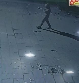 पानीपत। सीसीटीवी में कैद चोर।
