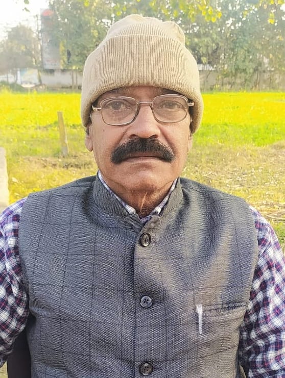 धामपुर आप प्रत्याशी अरूण कुमार गहलौत।