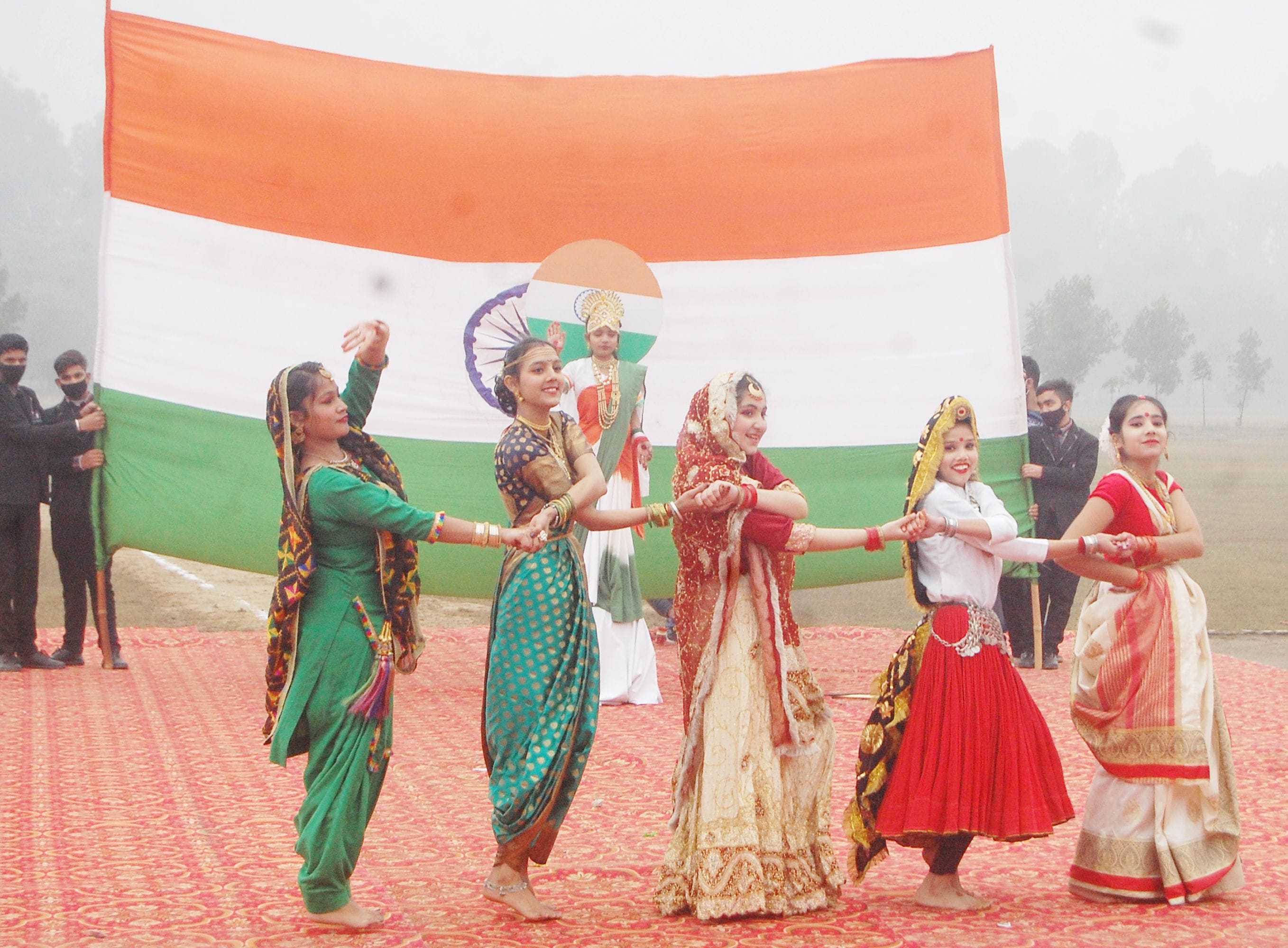 The enthusiasm shown in the final rehearsal of Republic Day The enthusiasm shown in the final rehearsal of Republic Day