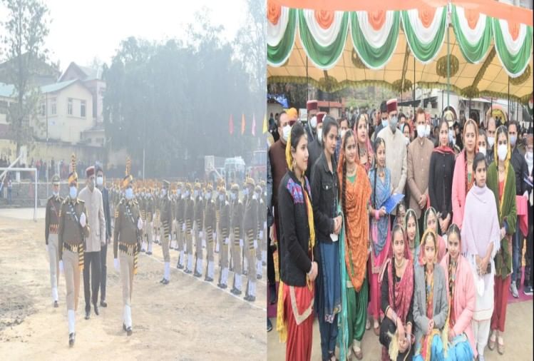 सिरमौर में गणतंत्र दिवस समारोह।