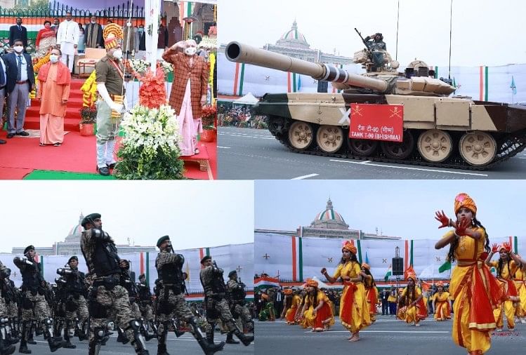 Pics of republic day parade in Lucknow.