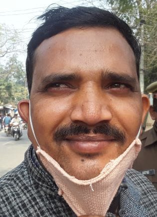 अमृतपुर से निर्दलीय प्रत्याशी संतोष यादव। संवाद