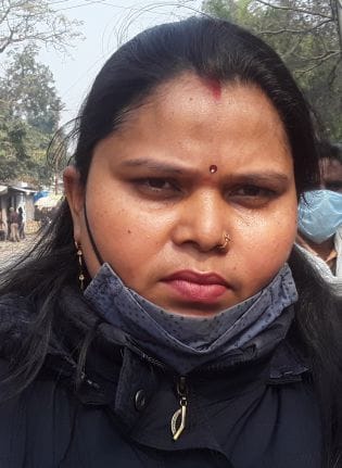 स्वतंत्र इंडियन लेबर पार्टी की भोजपुर से प्रत्याशी मधुबाला। संवाद