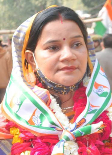 कांग्रेस की आदिशक्ति राजेश दीक्षित। कांग्रेस की आदिशक्ति राजेश दीक्षित।