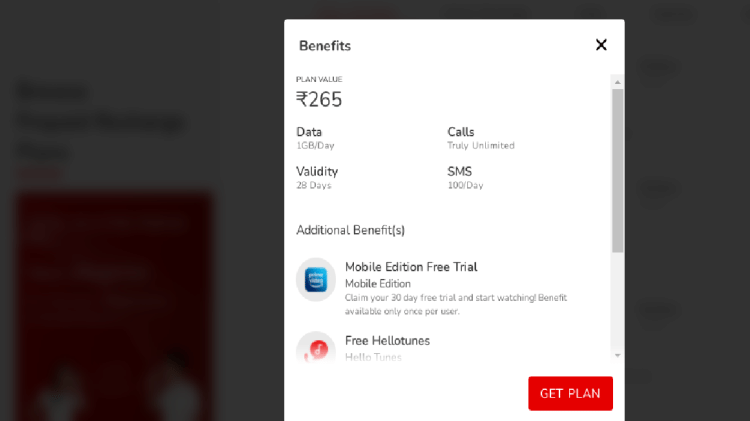 Airtel 265