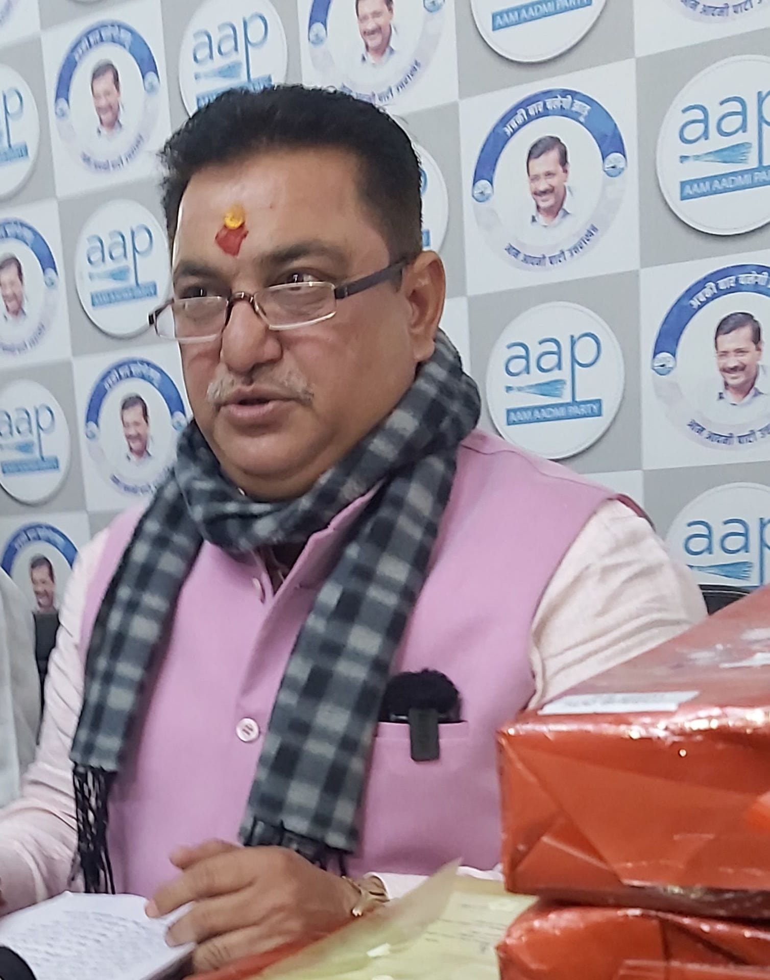 आप नेता दीपक बाली। संवाद आप नेता दीपक बाली। संवाद