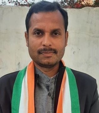कांग्रेस प्रत्याशी शुभम तिवारी। संवाद