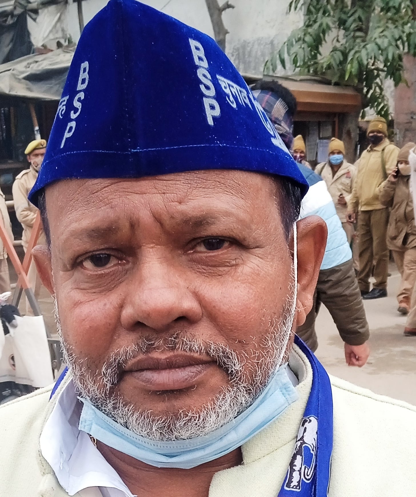 कैराना से बसपा प्रत्याशी राजेंद्र उपाध्याय। कैराना से बसपा प्रत्याशी राजेंद्र उपाध्याय।