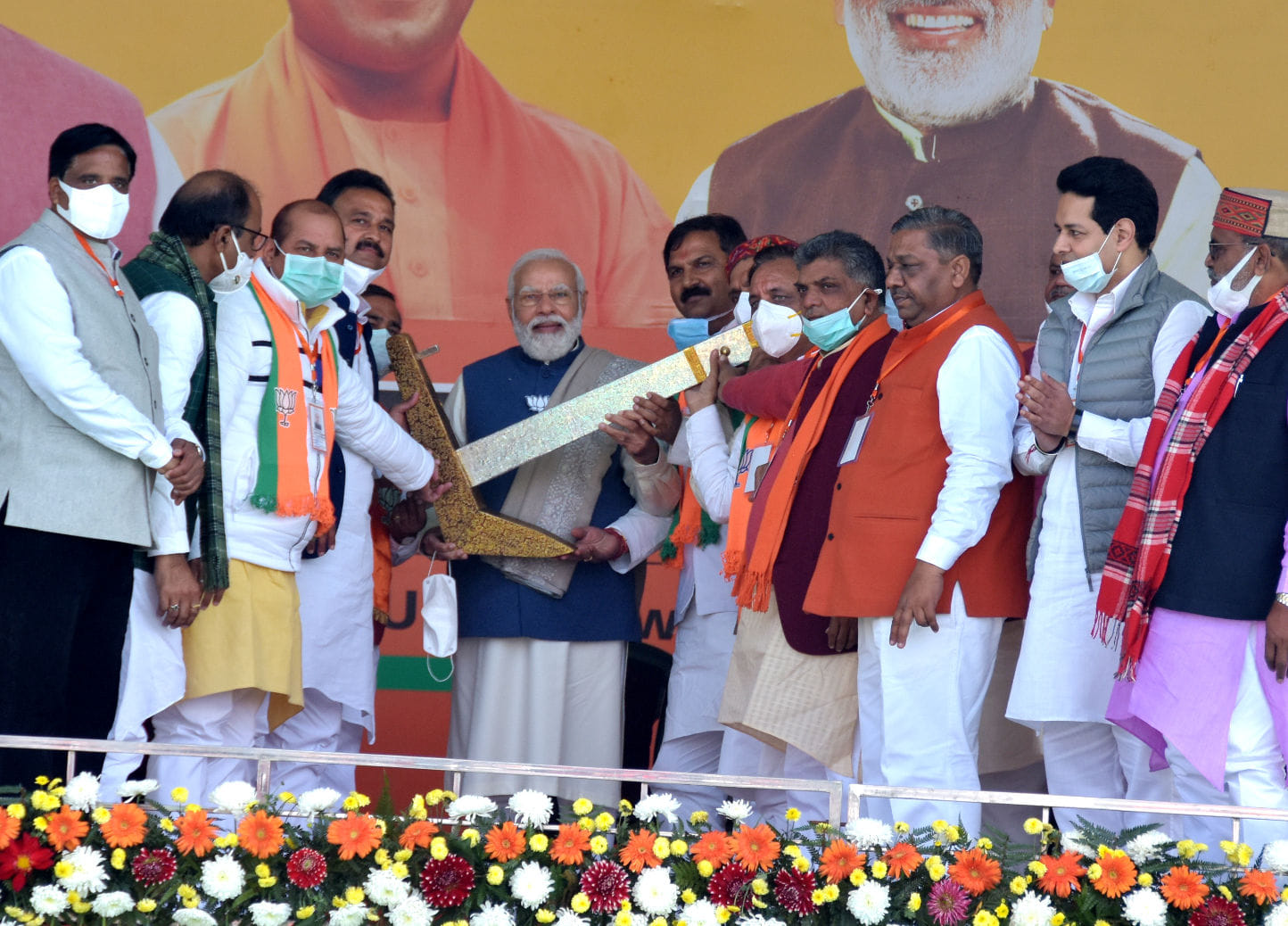 सहारनपुर में रिमाउंट डिपो मैदान पर प्रधान मंत्री की चुनावी जनसभा में प्रधानमंत्री नरेन्द्र मोद?