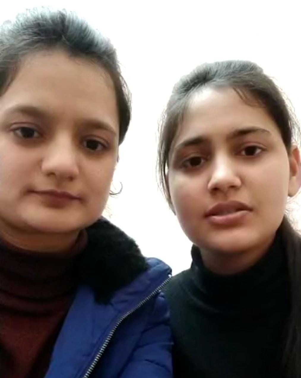 यूक्रेन में फंसी छात्रा सुप्रिया व निशा। यूक्रेन में फंसी छात्रा सुप्रिया व निशा।