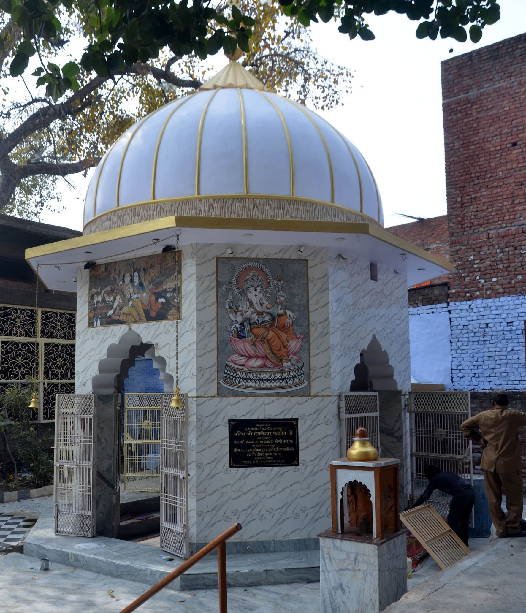 जयगंज मंगलेश्वर महादेव मंदिर में महाशिव रात्रि को लेकर होती तैयारियां। जयगंज मंगलेश्वर महादेव मंदिर में महाशिव रात्रि को लेकर होती तैयारियां।