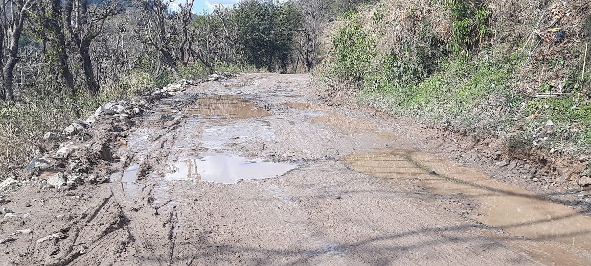 पथरीले,कच्चे रास्ते से गुजर के जाएंगे शिवखोड़ी श्रद्धालु। रियासी।