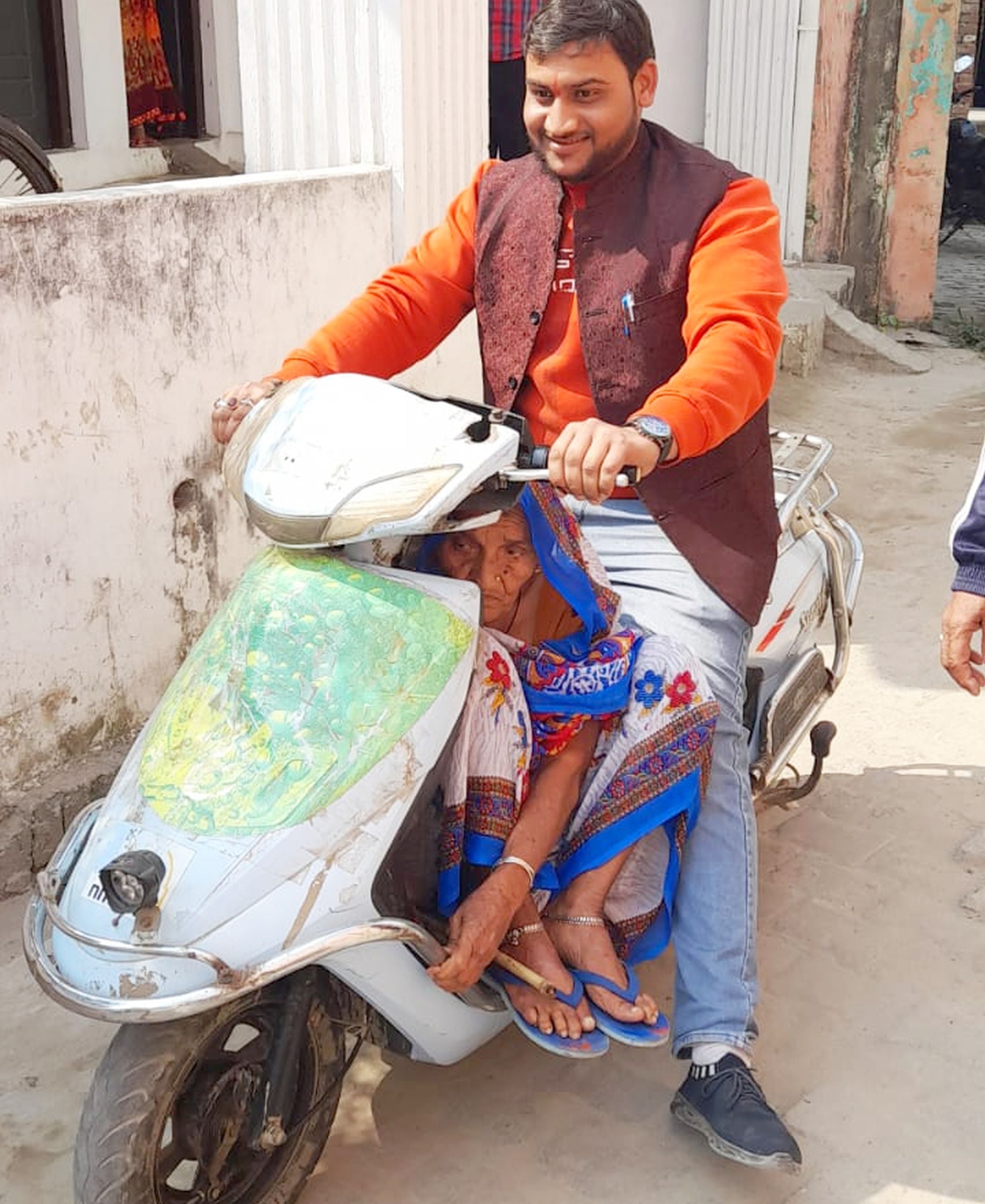 102 वर्षीय राजकली मिश्रा।-संवाद 102 वर्षीय राजकली मिश्रा।-संवाद