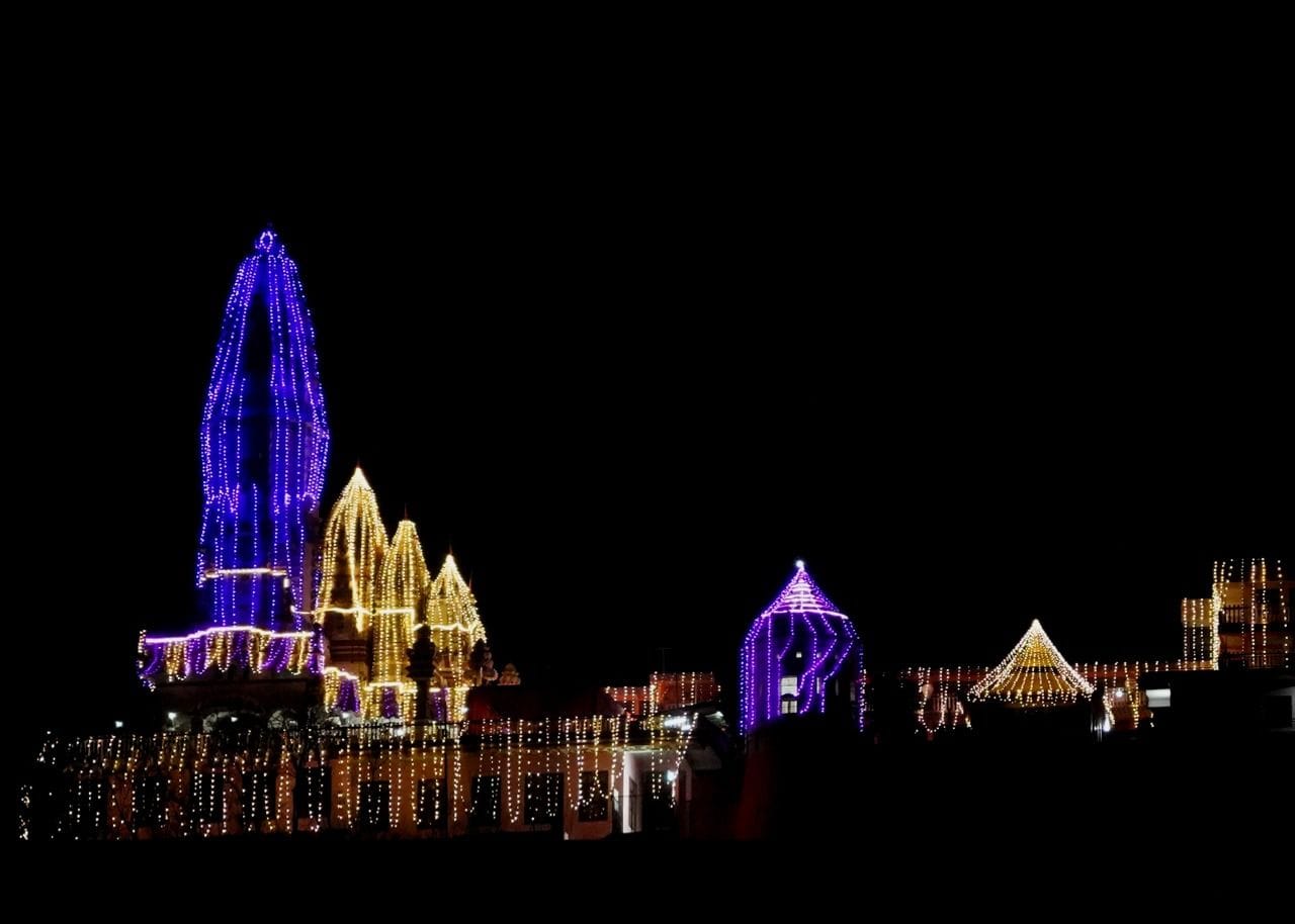 जटोली मंदिर का अद्भुत नजारा। संवाद