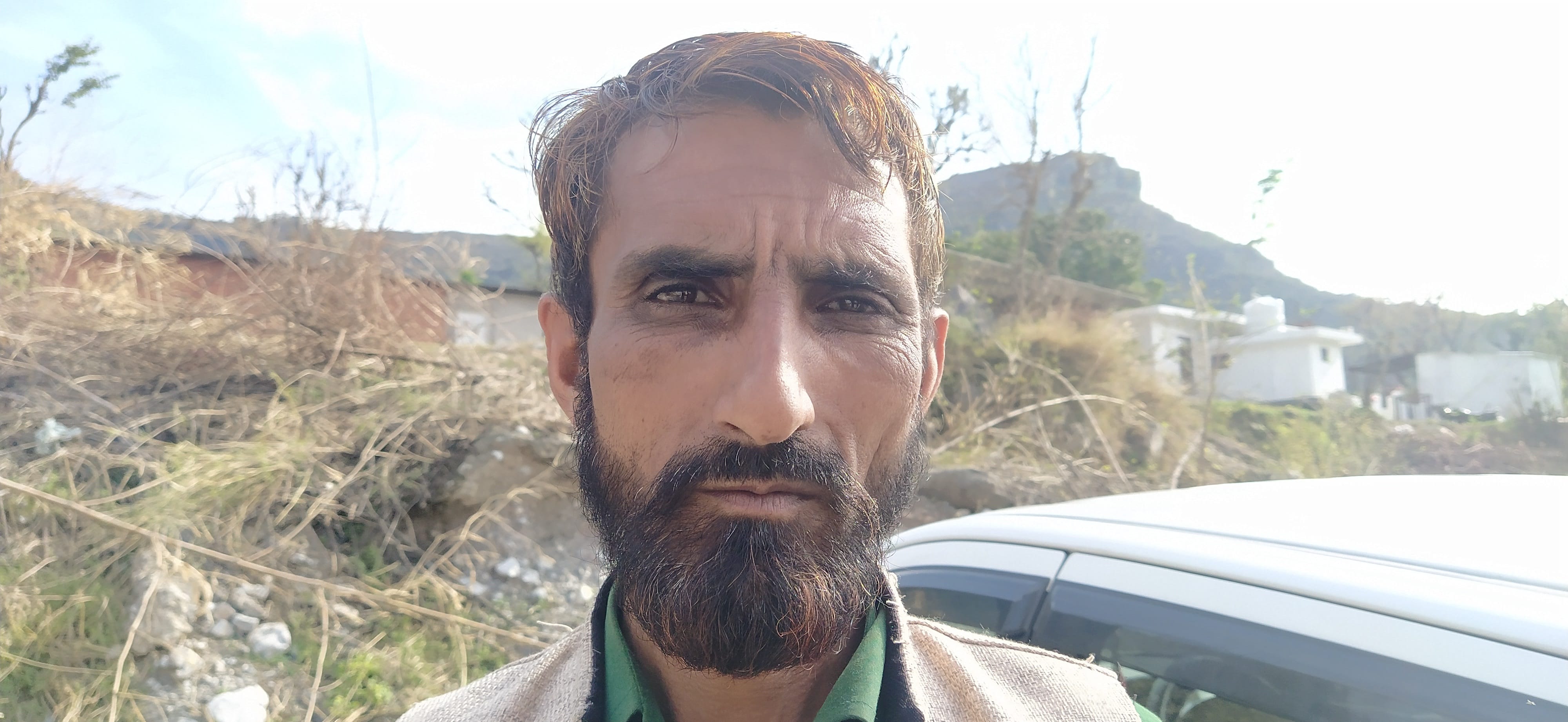 अंजी कयाला के स्थानीय निवासी मोहम्मद शरीफ। अंजी कयाला के स्थानीय निवासी मोहम्मद शरीफ।