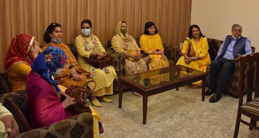 पानीपत। स्काईलारक पहुंचे बांगलादेश उच्च आयोग के प्रतिनिधि मंडल के सदस्य ।