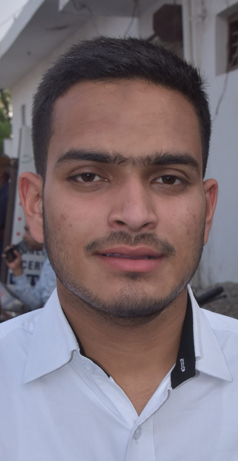इंटर का छात्र मौहम्मद जैद। इंटर का छात्र मौहम्मद जैद।