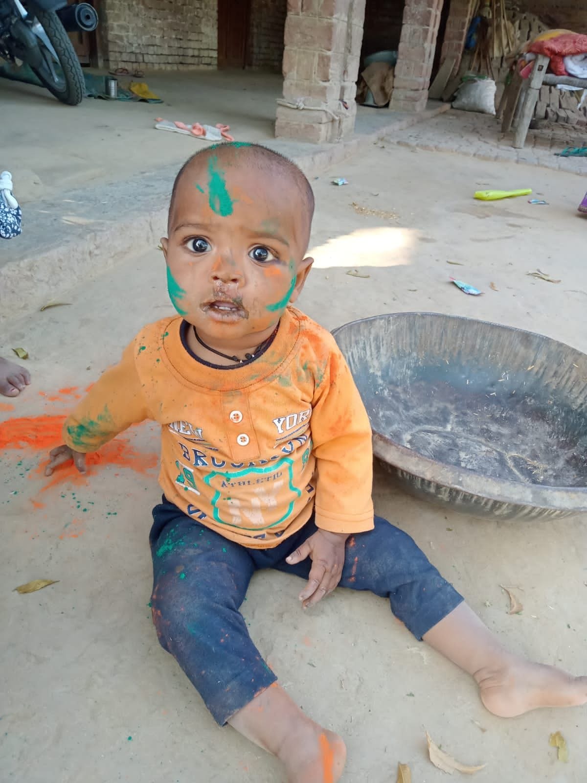 मासूम आरव की फाइल फोटो मासूम आरव की फाइल फोटो
