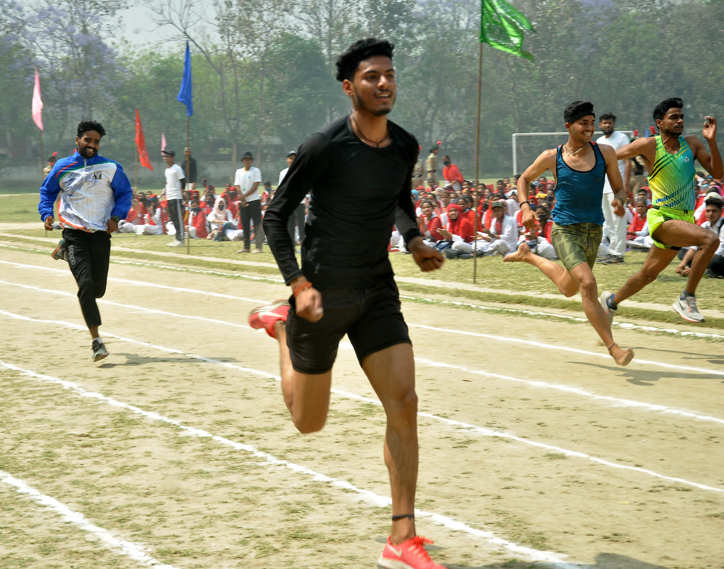 भोपा रोड के एसडी डिग्री कालेज में एथलेटिक मीट में प्रतिभाग करते खिलाडी। भोपा रोड के एसडी डिग्री कालेज में एथलेटिक मीट में प्रतिभाग करते खिलाडी।