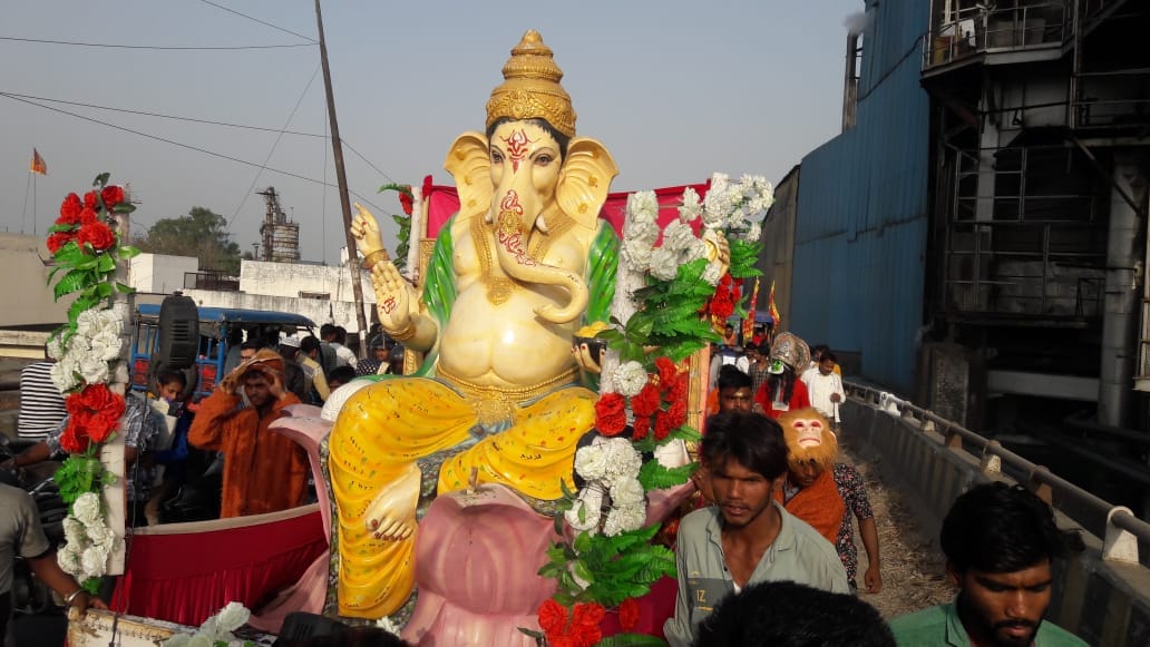 खतौली में बालाजी जयंती में श्री गणेश भगवान की झाकी। खतौली में बालाजी जयंती में श्री गणेश भगवान की झाकी।