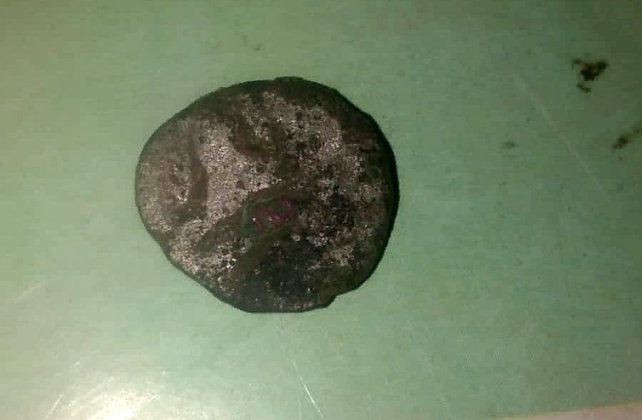 गांव भट्टू के कर्ण कोट टीले पर मिला तुर्क सुल्तान के प्रथम शासक इल्तुतमिश का जीतल सिक्का।